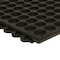 Rubber-Cal 03_126_INT_WBK "Dura-Chef Commercial Interlock" Anti-Fatigue Rubber Matting, 1/2" x 36" x 36", Black 03-122-INT-BK - alternate 6