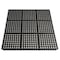 Rubber-Cal "Dura-Chef Interlock" Anti-Fatigue Mats - 5/8 in x 3 ft x 3 ft - Black Rubber Matting 03_126_INT - alternate 4