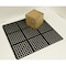 Rubber-Cal "Dura-Chef Interlock" Anti-Fatigue Mats - 5/8 in x 3 ft x 3 ft - Black Rubber Matting 03_126_INT - alternate 5