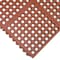Rubber-Cal "Dura-Chef Interlock" Anti-Fatigue Matting - 5/8 in x 3 ft x 3 ft - Red Rubber Floor Mat 03_126_INT - alternate 5