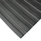 Rubber-Cal "Wide-Rib" Corrugated Rubber Floor Mat - 1/8 in x 4 ft x 4 ft - Black Rubber Roll 03-167-WR-P - alternate 3