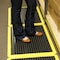Rubber-Cal "Bubble-Top" Anti-Fatigue Floor Mat - 5/8 in x 2 ft x 3 ft Rubber Floor Mat - Black Borders 03-184 - alternate 2