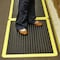 Rubber-Cal "Bubble-Top" Anti-Fatigue Matting - 5/8 in x 3 ft x 4 ft - Rubber Floor Mats - Black Borders 03-184 - alternate 5