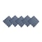 Rubber-Cal "Terra-Flex" Interlocking Rubber Mats - 1/4 x 24 x 24 in - 5 Pk - 2 Sqr/Ft - Blue Flooring Tiles 03-188 - alternate 3