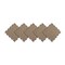 Rubber-Cal Terra-Flex Interlocking Rubber Mats - 1/4 x 24 x 24 in - 5 Pk - 2 Sqr/Ft - Chocolate Flooring Tiles 03-188 - alternate 3