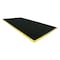 Rubber-Cal "Door Scraper" Commerical Entrance Mat - 5/8 in x 32 in x 39 in - Black Non-Slip Borders 03-189 - alternate 5