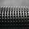 Rubber-Cal "Door Scraper" Commercial Entrance Mat - 5/8 in x 36 in x 72 in - Black Non-Slip Borders 03-189 - alternate 2