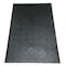 Rubber-Cal Commercial Entrance Mat, Rubber, 2.5mm Thick, Black, 3 ft W x 5 ft L 03-235-CH - alternate 2