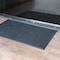 Rubber-Cal Commercial Entrance Mat, Rubber, 2.5mm Thick, Black, 3 ft W x 5 ft L 03-235-CH - alternate 3