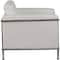 Flash Furniture Hercules Lesley Chair, White Back, 36-3/4 in W 33" L 32-1/2" H, Straight, Leather Seat ZB-LESLEY-8090-CHAIR-WH-GG - alternate 7