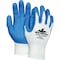 Mcr Safety Coated Gloves, Latex, Textured, Palm, Not Tested Abrasion Level, White, L (9) 1 PR 9680L - alternate 6