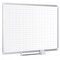Mastervision 12"x24" Magnetic Planning Dry Erase Board, Aluminum Frame MA0592830A - alternate 5