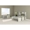 Mayline Left Curved Desk Return Medina Desk Return/Pedestal, Left, Sea Salt, 24" D X 29-1/2" H, 63" W X MNRTPLTSS - alternate 3