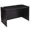 Boss Desk Shell Desk Shell 48" x 24", Mocha, Wood N104-MOC - alternate 2