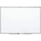 Quartet Dry Erase Board, Steel, 48 in, 72 in, Aluminum Frame, White, Gloss SM537-24 - alternate 4