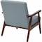 Ave 6 Collection: Davis Arm Chair, Wood Back, 26-1/2 in W 28-1/2" L 32-1/4" H, Fixed Arms, Fabric Seat DVS51-K21 - alternate 3
