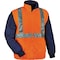 Ergodyne Hooded Jacket, Polyester, Class 3 Type R, Orange, XL 8385 - alternate 5