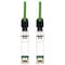 Tripp Lite SFP+ Cable, 10Gbase, Copper, Green, 3m N280-03M-GN - alternate 2