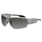 Ergodyne DAGR, Safety Glasses, Uncoated, Smoke Lens, Gray Frame, Half-Frame DAGR - alternate 2