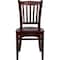 Flash Furniture Hercules Restaurant Chair, 17-1/2 in W 20-3/4" L 34-1/2" H XU-DGW0008VRT-MAH-GG - alternate 8