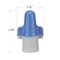 3M Twist-On Wire Connector, 6 AWG Max, Blue, Gray, Polypropylene, Thermoplastic Elastomer Insulation B/G+BOX - alternate 6