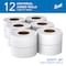 Scott High-Capacity Jumbo Roll Toilet Paper, 2-Ply, White, Non-perforated, (1,000'/Roll), 12PK 07805 - alternate 6