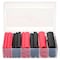 3M Adhesive Lined Heat Shrink Tube, Thin Wall, 3:1 I.D. Shrink Ratio, Black, Red, 6 in EPS300-1/2 TO 1-BLACK&RED-5-42 PC KITS - alternate 6