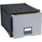 Storex Plastic Archive Storage Box, w/Lock 61178U01C - alternate 2