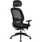 Office Star Managerial Chair Desk Chair, Adjustable Arms, 23-1/4" Height, Fabric, Black 5540 - alternate 4