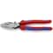 Knipex 9 1/4 in Linemans Plier High Leverage w/ Fish Tape Puller, Wire Crimper, Steel 09 12 240 - alternate 2