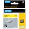 Dymo RHINO (R) Heat Shrink Tube Label 3/8" x 60"H, Black on Yellow 18054 - alternate 6