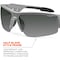 Ergodyne DAGR-PZ, Safety Glasses, Uncoated, Smoke Lens, Matte Gray Frame, Half-Frame, Polarized DAGR-PZ - alternate 2