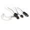 Kenwood Three-wire Lapel Mic with Earpiece, Black KHS-9BL - alternate 2