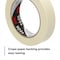 3M Masking Tape, 24 mm W x 55 m L, 5.1 mil Thick, Tan, Rubber Adhesive, 36 PK 101+ - alternate 3