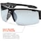 Ergodyne DAGR-AF, Safety Glasses, Anti-Fog, Indoor/Outdoor Lens, Black Frame, Half-Frame DAGR-AF - alternate 2