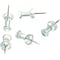 Officemate Push Pins, 1/2in, Clear, PK1200 35711 - alternate 3