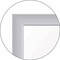 Ghent Dry Erase Board, Steel, 24 in, 36 in, Aluminum Frame, White/Gray, Gloss GRPM321G-23 - alternate 7