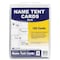 C-Line Products Name Tent Cardstock, White, PK160 87527 - alternate 7