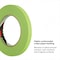 3M Painter's Tape, 12 mm W x 55 m L, 6.7 mil Thick, Green, Rubber Adhesive, 48 PK 401+ - alternate 2