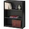 Safco ValueMate Economy Bookcase, 3-Shelf, Black 7171BL - alternate 2