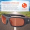 Ergodyne ODIN, Safety Glasses, Uncoated, Copper Lens, Kryptek Typhon Frame, Full-Frame, Polarized ODIN-PZTY - alternate 6