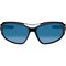 Ergodyne LOKI, Safety Glasses, Uncoated, Blue Mirror Lens, Black Frame, Full-Frame LOKI - alternate 2