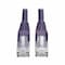 Tripp Lite Cat6 Cable, Snagless, Molded, Purple, 125ft N201-125-PU - alternate 2