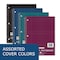 Roaring Spring Case of One Subject Wirebound Notebooks, 10.5"x8", 100 sht, 4x4 Graph Ruled, Assorted Color Covers, PK24 10004cs - alternate 3