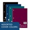 Roaring Spring Case of Wirebound Notebooks, 10.5"x8", 1 Subject, 70 sht, Assorted Color Covers, Wide Ruled w/Margin, PK24 10021cs - alternate 7