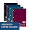 Roaring Spring Case of 3 Subject Wirebound Notebooks, 10.5"x8", 120 sht, Asstd. Cover Colors, wide Ruled w/Margin, PK24 10041cs - alternate 5
