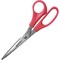 Westcott Scissors, 8" Straight Scissors, Color: Red 40618 - alternate 1