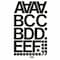 Chartpak Press-On Letters, Vinyl, 2", Black, PK77 01050 - alternate 2
