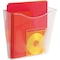 Deflecto Wall File Pocket, 10.3x10.9", Clear 63001 - alternate 2