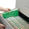 Zoro Select Top Tab Folders, 1/3 Tab, Legal, Green, PK100 17143 - alternate 2